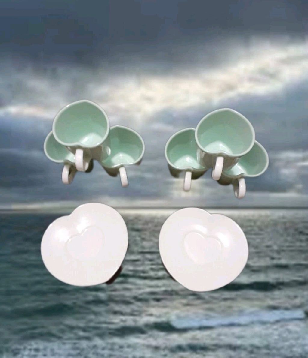 un ensemble de tasses.