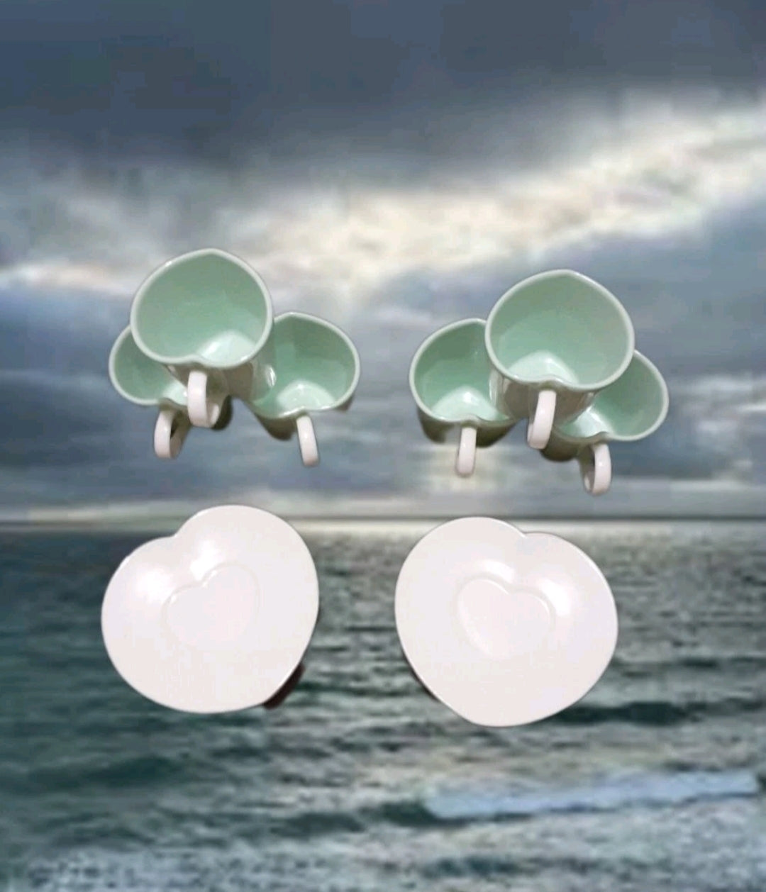 un ensemble de tasses.