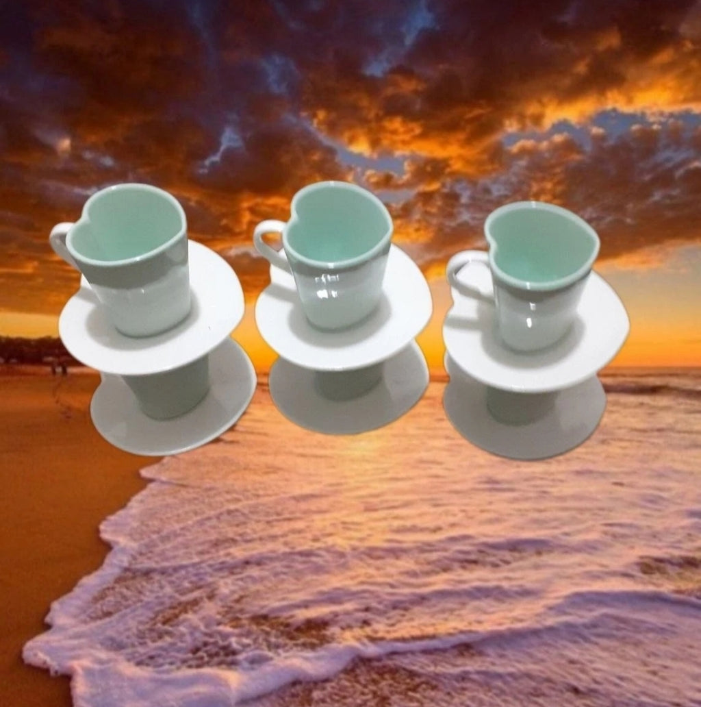 un ensemble de tasses.