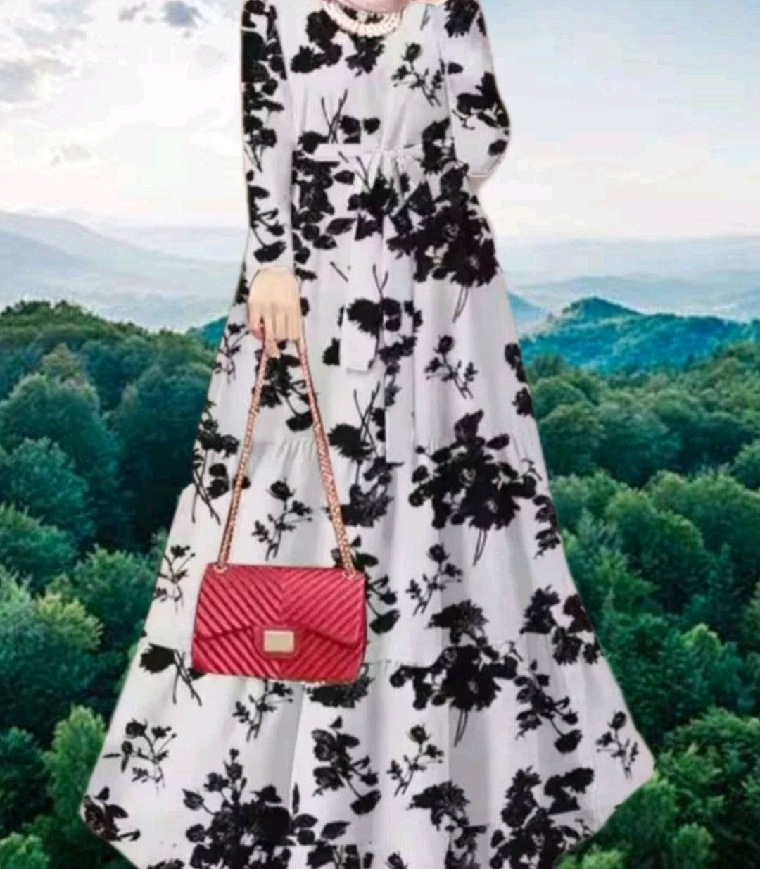 Une robe d'été pour femme.