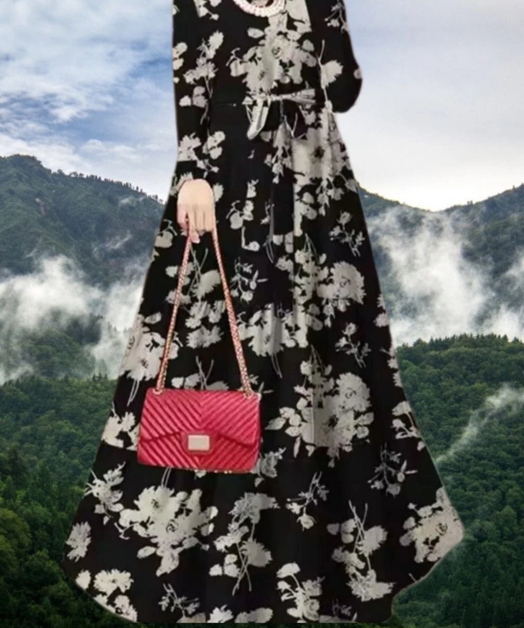 Une robe d'été pour femme.